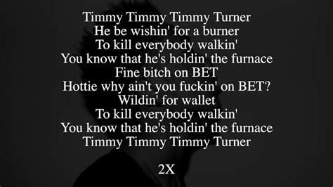 tiimmy turner lyrics|More.